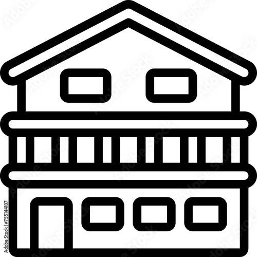 Chalet Building Icon