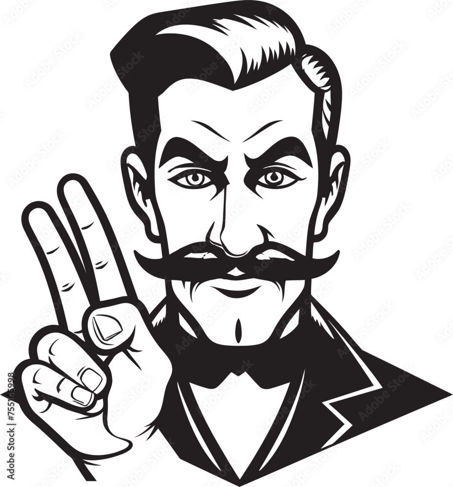 Symbolic Interaction Cartoon Vector Symbol Gesture Illustration Finger Sign Emblem Symbolic Interaction Cartoon Vector Symbol Gesture Illustration Finger Sign Emblem