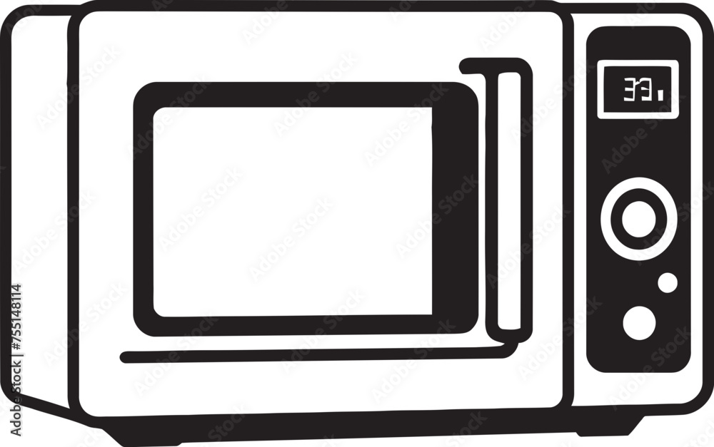 Rapid Recipes Vector Symbol Culinary Comfort Microwave Iconic Emblem Rapid Recipes Vector Symbol Culinary Comfort Microwave Iconic Emblem