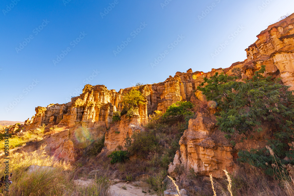 Landscape of Chuxiong Yuanmou Tulin in Yunnan, China Landscape of Chuxiong Yuanmou Tulin in Yunnan, China