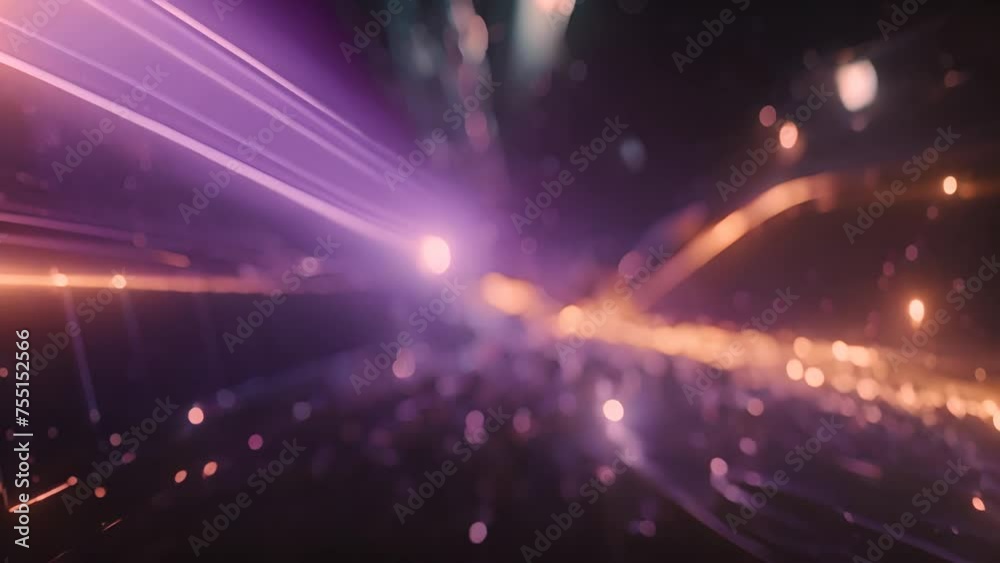Dance Music Blurry Lights Moving in the Dark Generative AI Dance Music Blurry Lights Moving in the Dark Generative AI