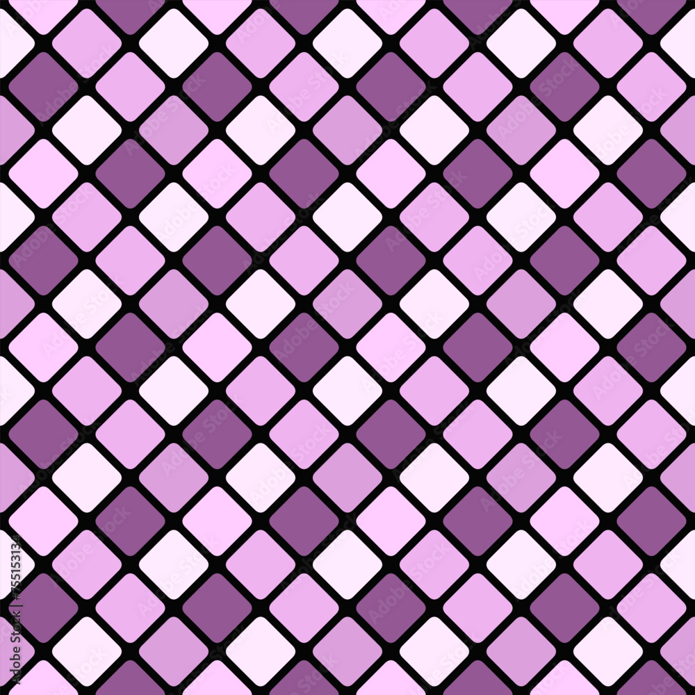 Abstract lavender seamless diagonal square pattern background - repeating geometrical vector graphic design Abstract lavender seamless diagonal square pattern background - repeating geometrical vector graphic design