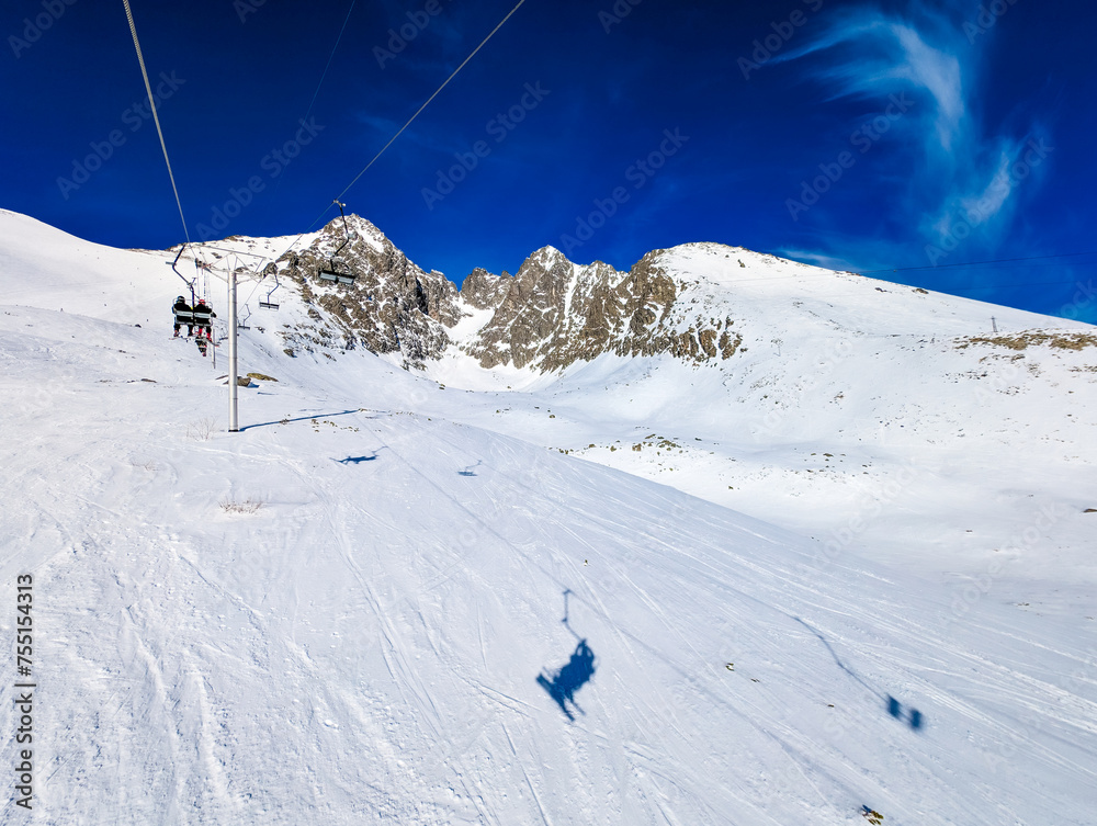 Ski resort, Tatranska Lomnica, Slovakia, High Tatras Ski resort, Tatranska Lomnica, Slovakia, High Tatras