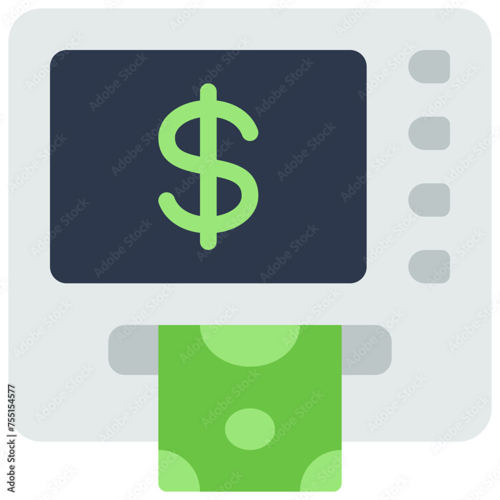 ATM Machine Withdrawal Icon