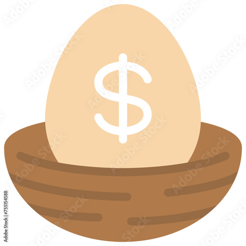 Financial Nest Egg Icon