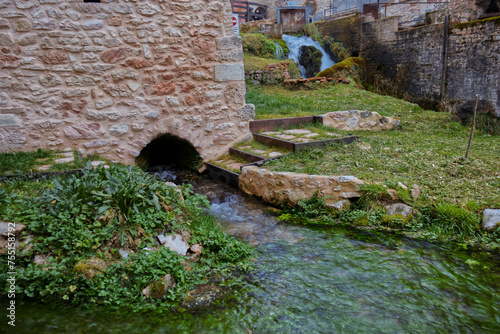 Small stone town in the heart of Umbria, Rasiglia. photo