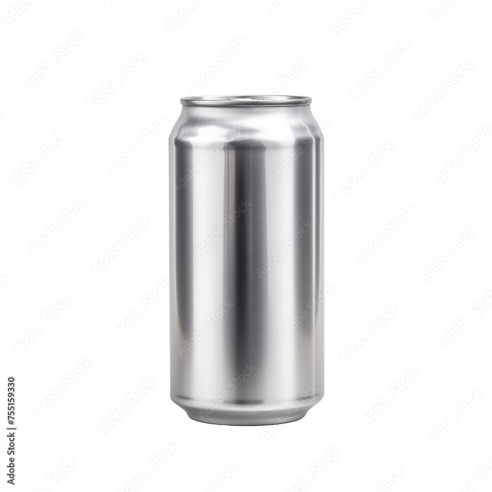 Aluminum beer can, mockup, isolated on transparent background. Aluminum beer can, mockup, isolated on transparent background.