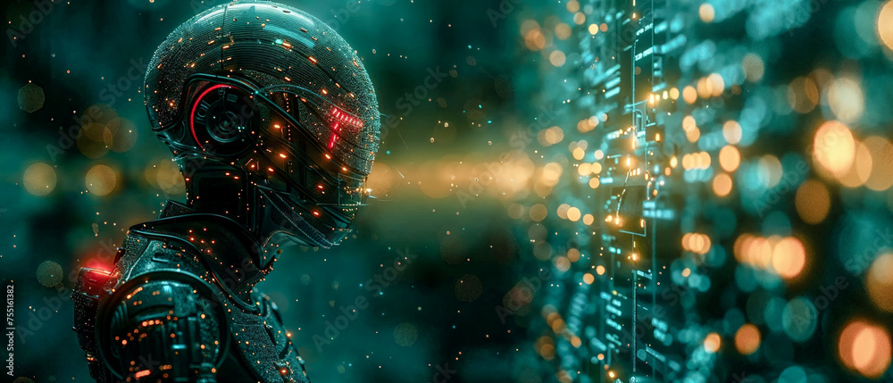 AGI Artificial General Intelligence are dominating the Human Live in the Future, Digital Art AGI Artificial General Intelligence are dominating the Human Live in the Future, Digital Art