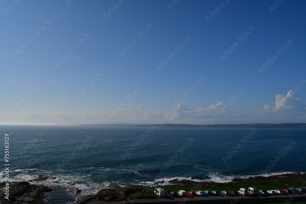 View from the Hook lighthouse to Hook Peninsula, County Wexford, Ireland