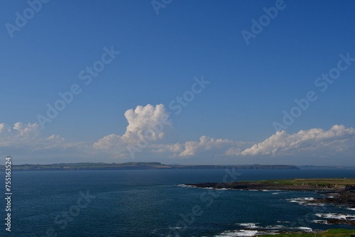 View from the Hook lighthouse to Hook Peninsula, County Wexford, Ireland