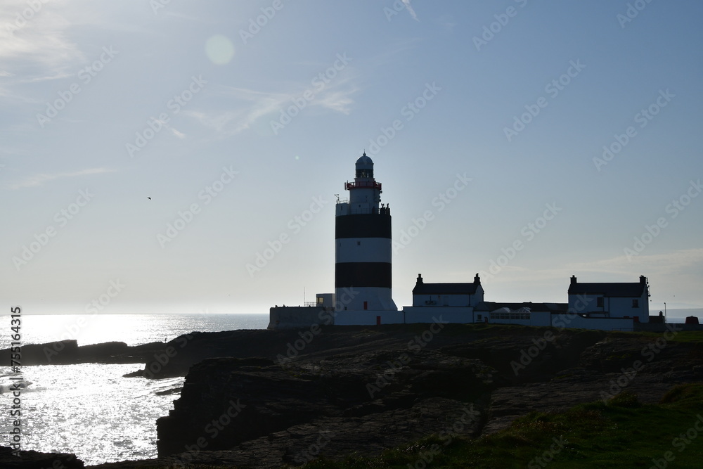 The Hook lighthouse, Hook Head, Hook peninsula, County Wexford, Ireland