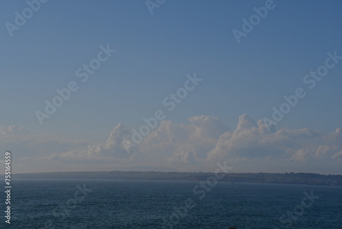 View from the Hook lighthouse to Hook Peninsula, County Wexford, Ireland