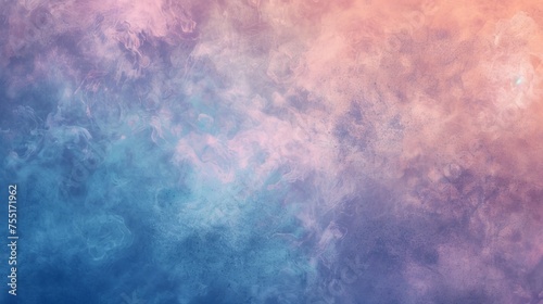 Dreamy periwinkle and peach textured background, suggesting imagination and softness. © furyon