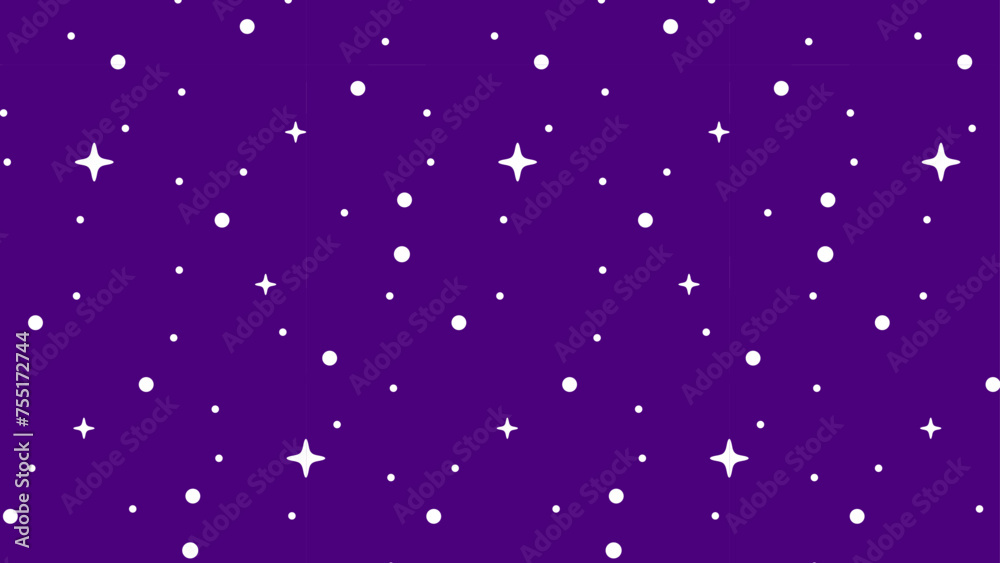 Seamless repeating vector space and stars pattern texture Seamless repeating vector space and stars pattern texture
