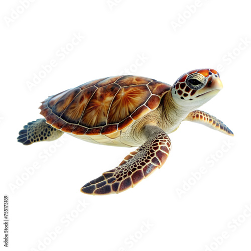 PNG Sea turtle and isolated on white background 