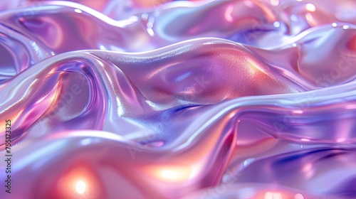 Shiny Surface in Close-up View
