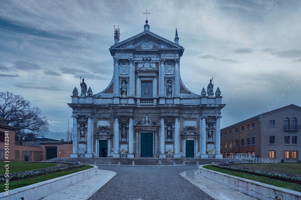 Basilica di Santa Maria in Porto, baroque church in Ravenna, Italy