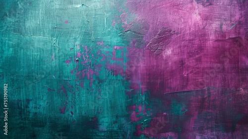 Vibrant magenta and teal textured background, symbolizing passion and harmony.