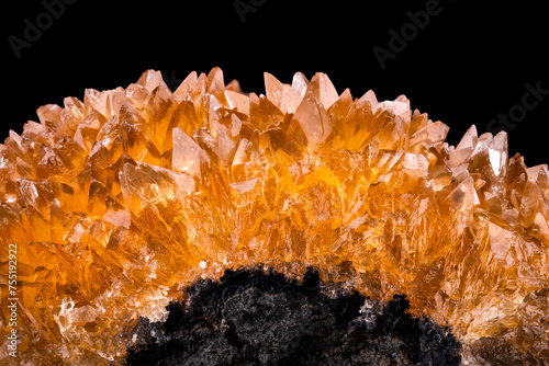 Εκτύπωση καμβά Orange calcite From Poland