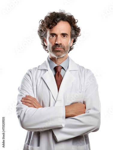 Professional pharmacist in transparent background 