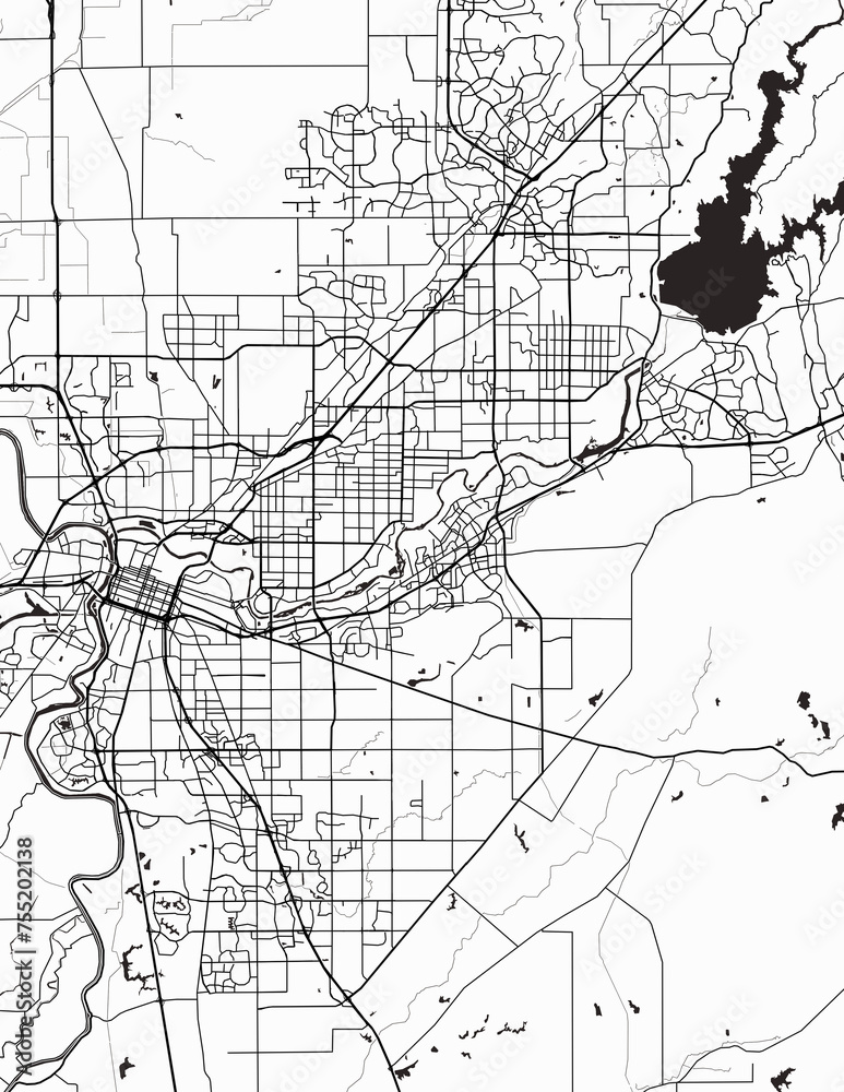 Sacramento California City Map
