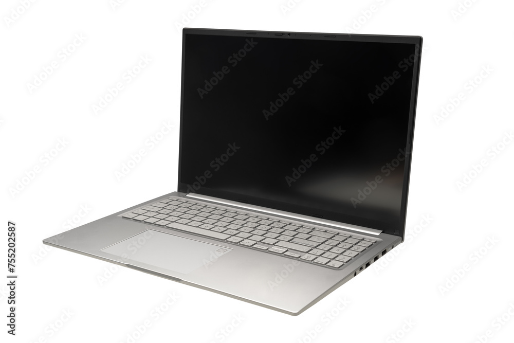 Modern portable computer mockup laptop pc isolated on white background copy space. Modern portable computer mockup laptop pc isolated on white background copy space.