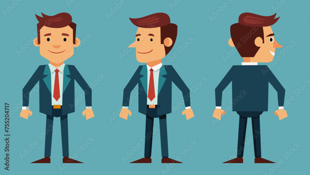 illustration of a businessman illustration of a businessman