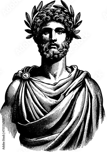 Ancient Greek Man Portrait