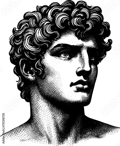 Ancient Greek Man Portrait