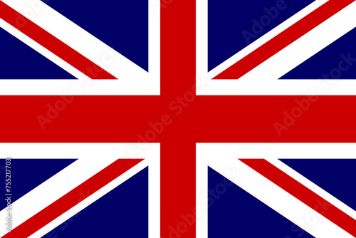 United Kingdom of Great Britain and Northern Ireland vector flag in official colors and 3:2 aspect ratio.