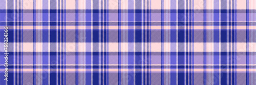 Intense fabric check vector, worn background textile tartan. Spanish texture plaid pattern seamless in light and blue colors.
