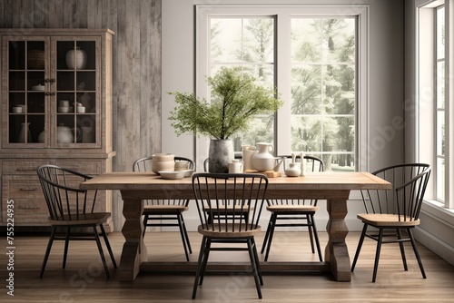 Distressed Furniture Dazzle  Modern Farmhouse Dining Room Inspirations   Worn Look