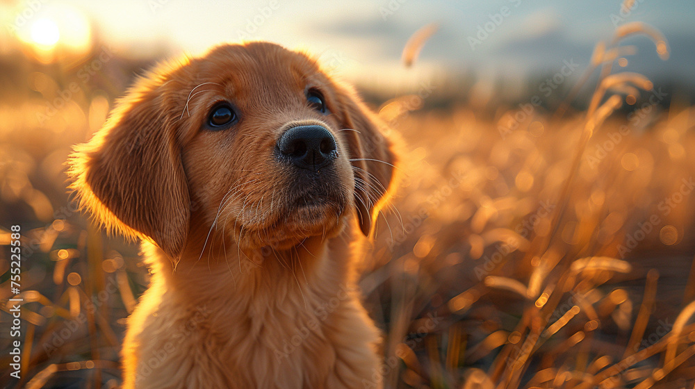 Obraz premium golden retriever dog