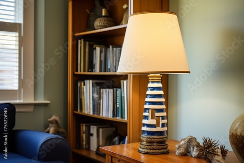 Beacon of Light Lighthouse Lamp Nautical Themed Study Room Decor