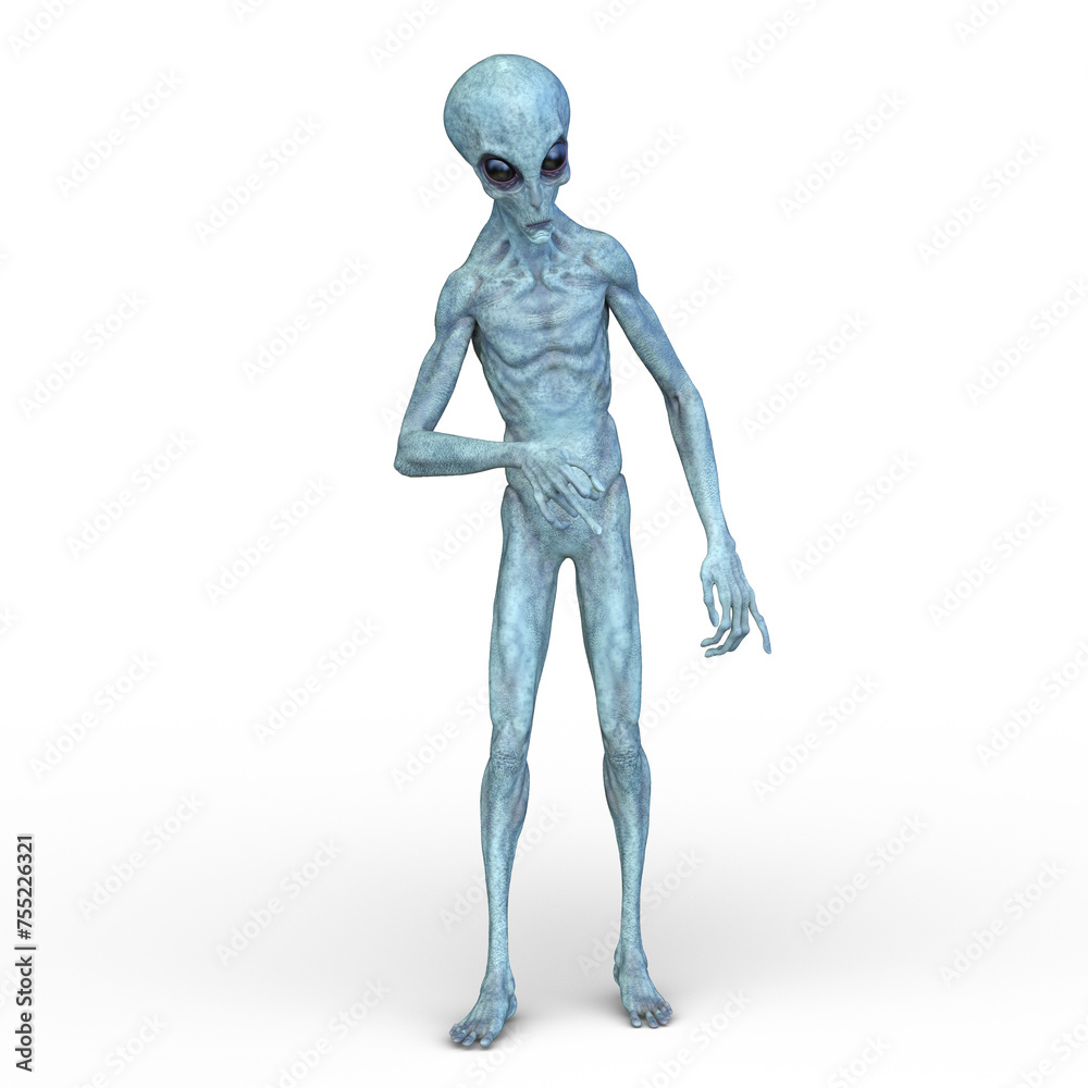 エイリアン　3DCGレンダリング