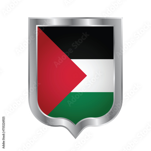Palestine Flag Silver Shield Badge Emblem Patch Sticker Label Pin Transparent Background Free Download Palestine Flag Silver Shield Badge Emblem Patch Sticker Label Pin Transparent Background - GFXLoad