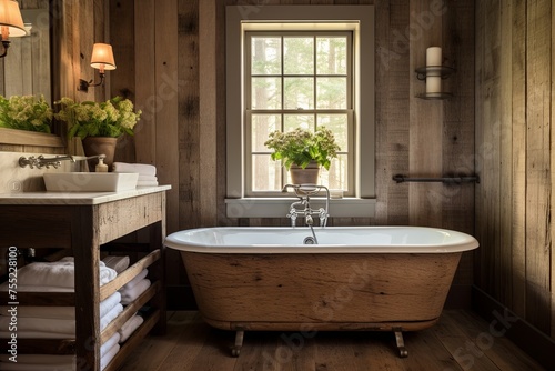 Rustic Farmhouse Bathroom Designs  Embracing the Vintage Vibe