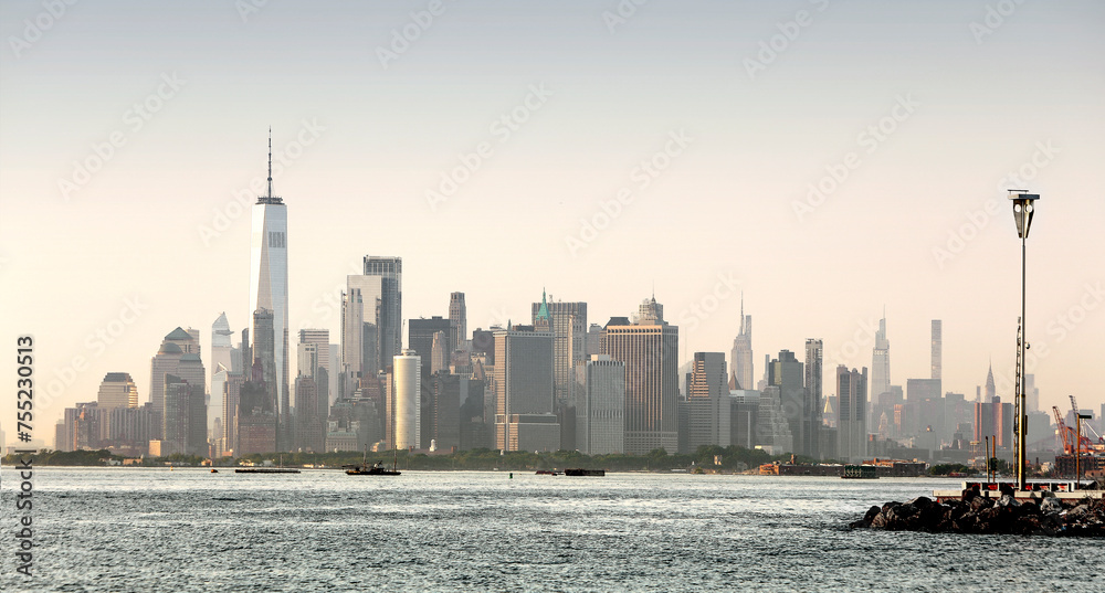 Obraz premium panoramic views of the New York City Manhattan