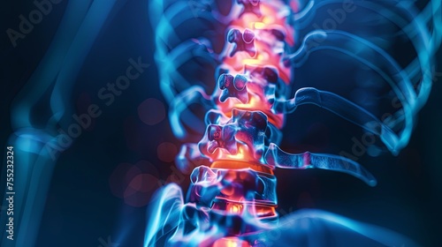 Back spine bones pain problems wallpaper background