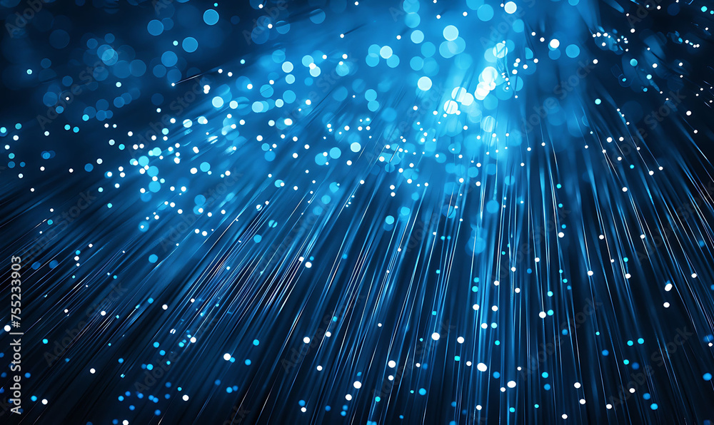 Enhancing Connectivity, Illuminated Fiber Optic Network in Abstract Technology Background Enhancing Connectivity, Illuminated Fiber Optic Network in Abstract Technology Background