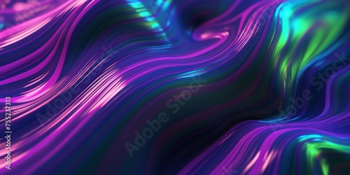 abstract background with smooth lines in blue and purple colors, abstract wavy liquid background. Creative design for poster, banner, cover.