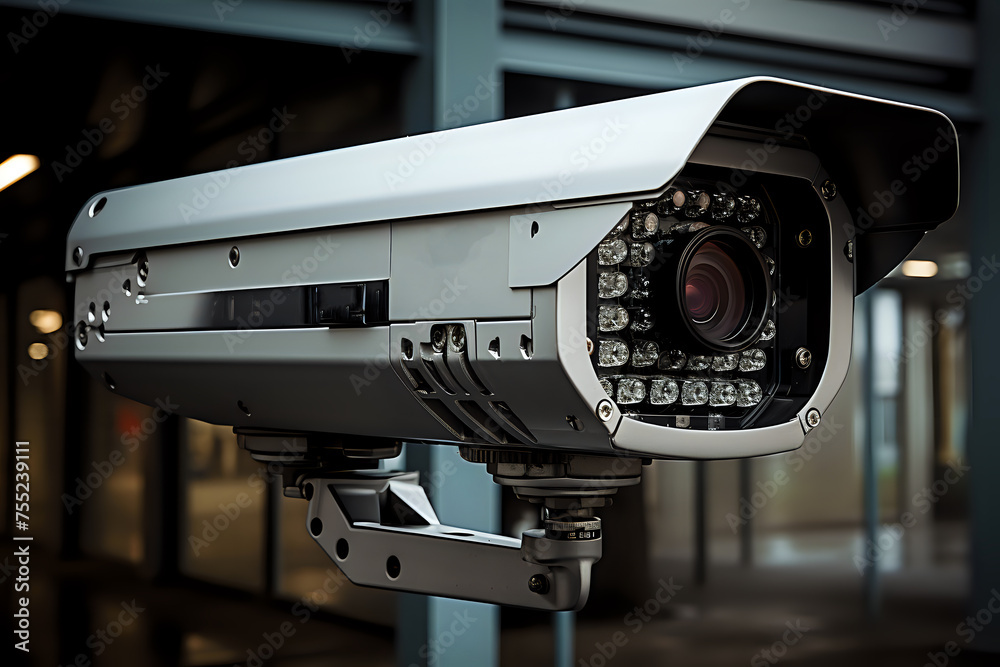 Modern Security Camera in Surveillance Setup.
Close-up of an advanced security camera system, symbolizing surveillance, safety, and high-tech monitoring. Modern Security Camera in Surveillance Setup.
Close-up of an advanced security camera system, symbolizing surveillance, safety, and high-tech monitoring.