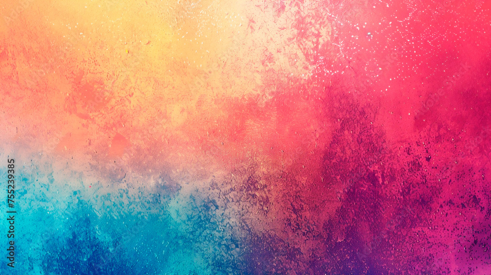 Obraz premium Grainy summer background abstract in pastel colors, bright gradient colors with noise effect texture, textured website header backdrop