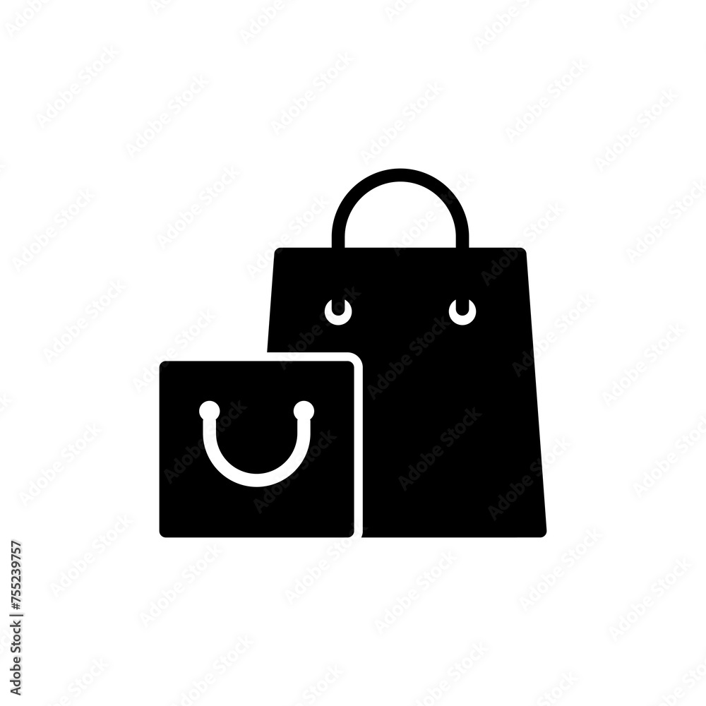 Shopping bag icon vector isolated on white background. Shopping bag vector icon. Basket icon Shopping bag icon vector isolated on white background. Shopping bag vector icon. Basket icon