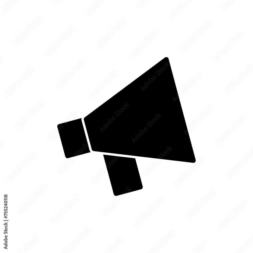 Megaphone icon vector isolated on white background. Loudspeaker icon vector. Volume icon Megaphone icon vector isolated on white background. Loudspeaker icon vector. Volume icon