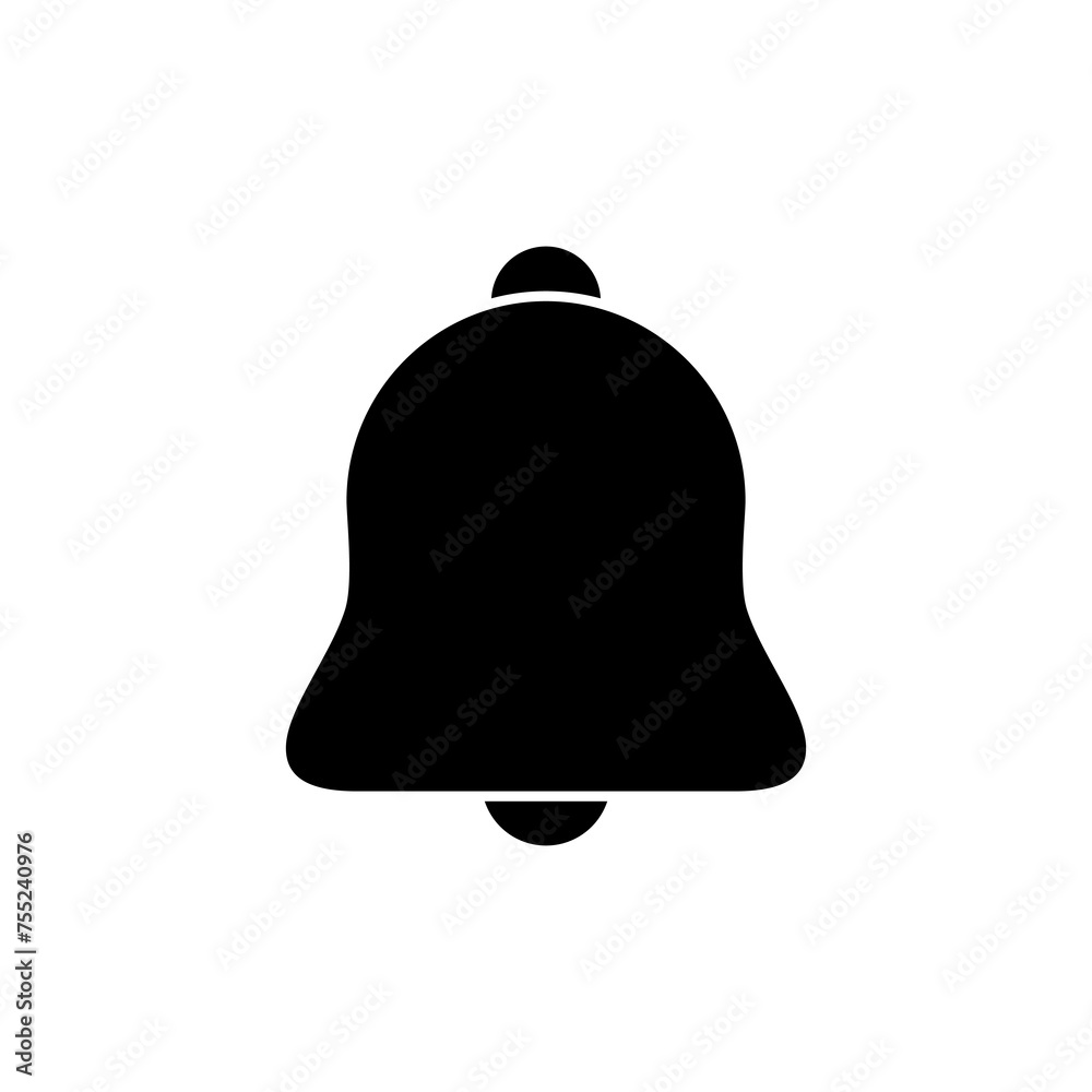 Bell Icon vector isolated on white background. Notification symbol. Bell vector icon Bell Icon vector isolated on white background. Notification symbol. Bell vector icon
