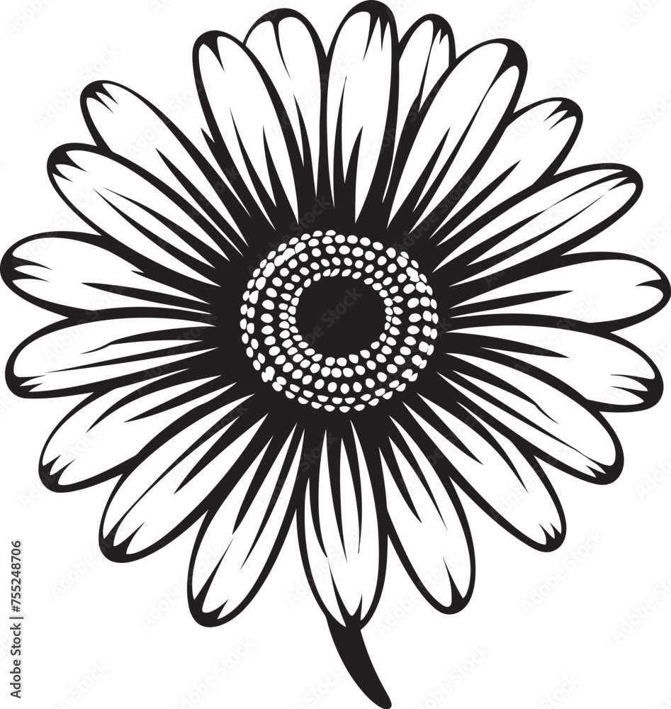 Vibrant Vitality Gerbera Daisy Icon in Vector Natures Canvas Gerbera Daisy Logo Design Vibrant Vitality Gerbera Daisy Icon in Vector Natures Canvas Gerbera Daisy Logo Design