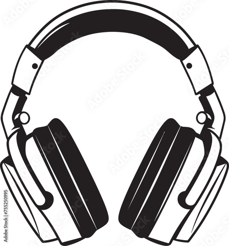 Audio Aura Headphone Icon in Vector Melodic Mark Vector Logo of Headphones