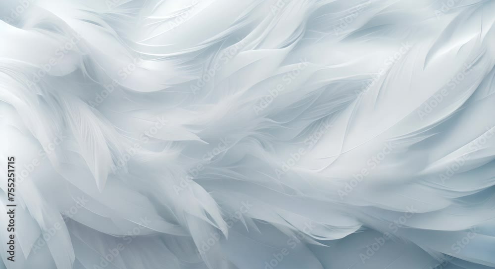 Soft feather texture, detail with surrounding space for copy
