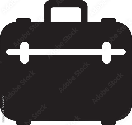 Globetrotter Gear Vector Logo Design with Suitcase Jetsetter Junction Suitcase Emblem in Vector